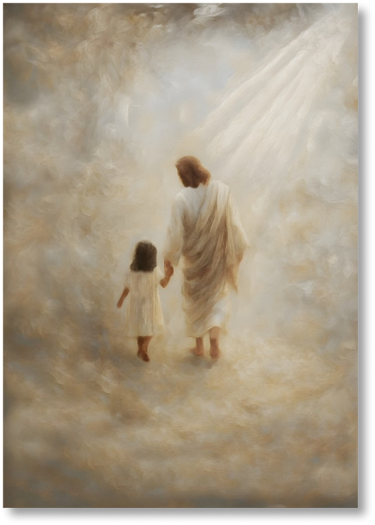 Safe Haven, Black Hair Girl - Print