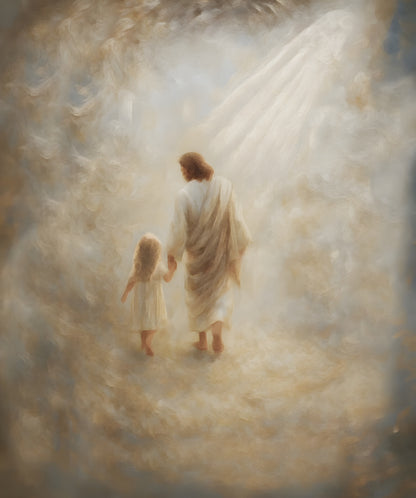 Safe Haven, Blonde Hair Girl - Canvas