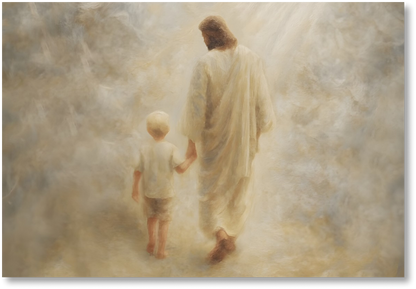 Safe Haven, Blonde Hair Boy - Print