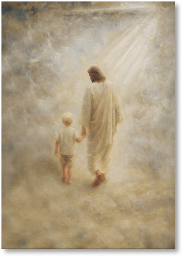 Safe Haven, Blonde Hair Boy - Print