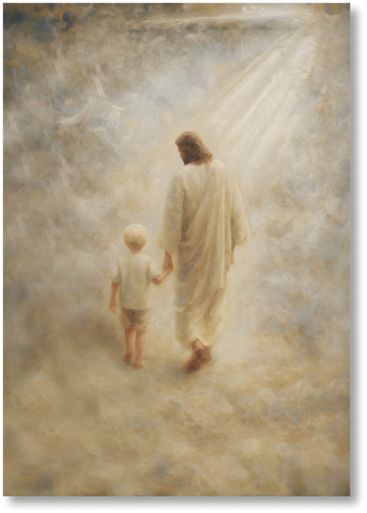 Safe Haven, Blonde Hair Boy - Print