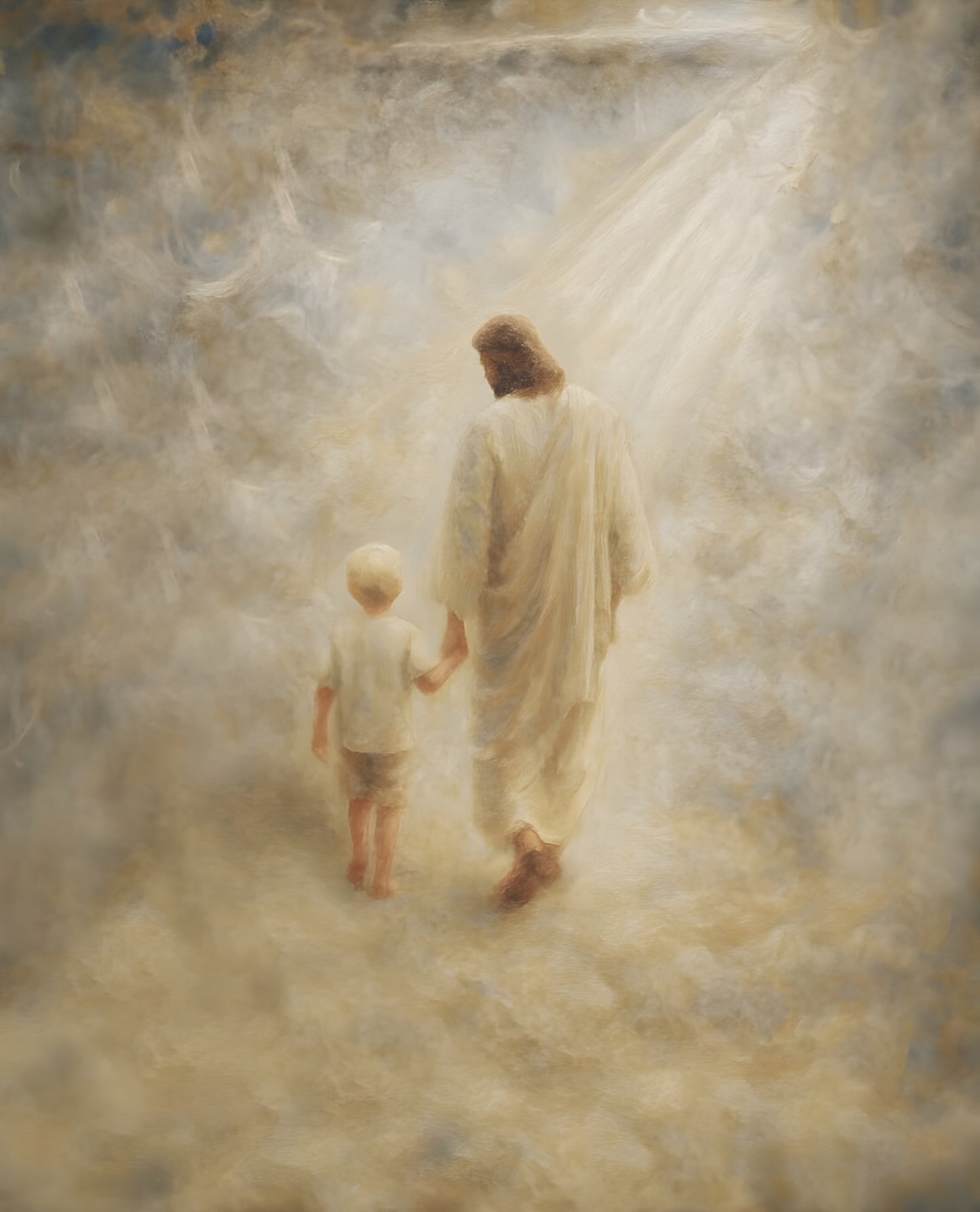 Safe Haven, Blonde Hair Boy - Print