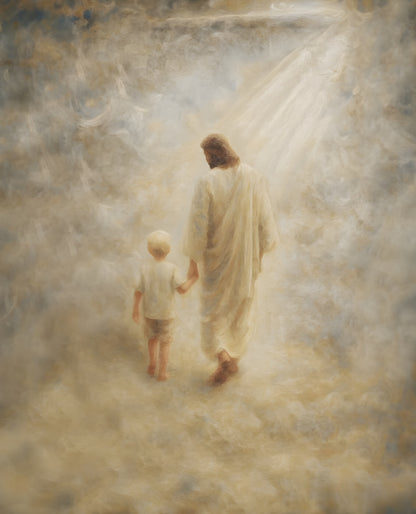 Safe Haven, Blonde Hair Boy - Print