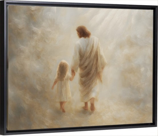 Safe Haven, Blonde Hair Girl - Canvas