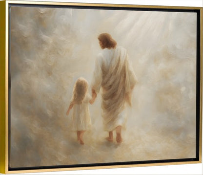 Safe Haven, Blonde Hair Girl - Canvas