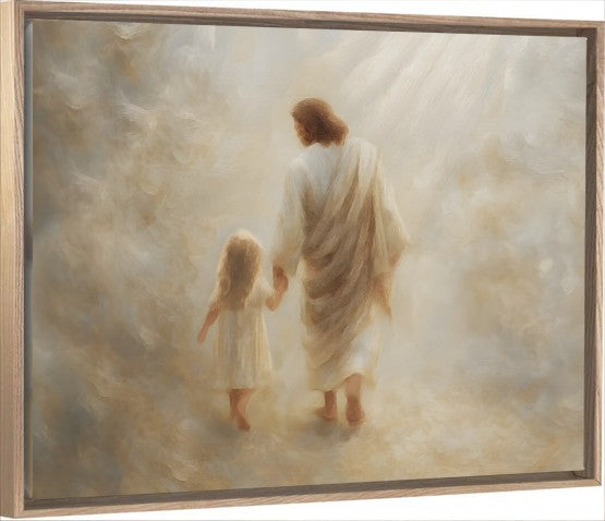 Safe Haven, Blonde Hair Girl - Canvas