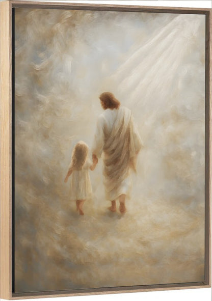 Safe Haven, Blonde Hair Girl - Canvas