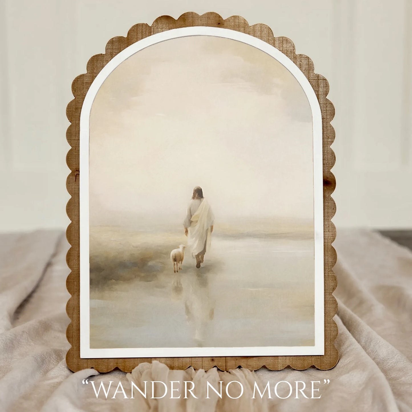 Scalloped Arch Wooden Frame - 10x14