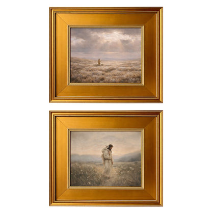 Set of 2 Framed Prints | Open Heavens & Along the Narrow Path