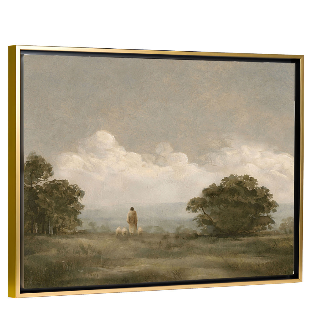 Still With You - Gold Framed Canvas