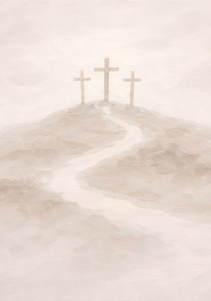 The Weight of Love - Christ-Centered Artwork