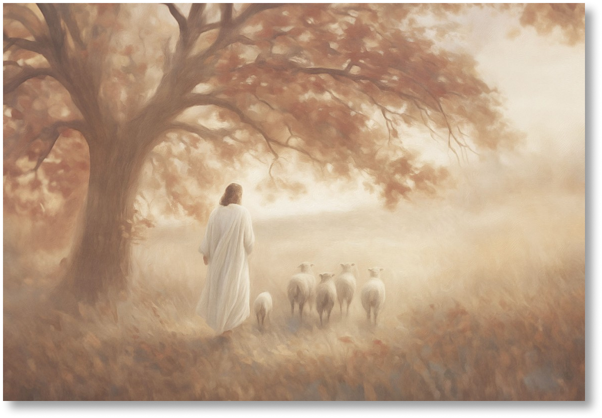 He Knows His Sheep - Print