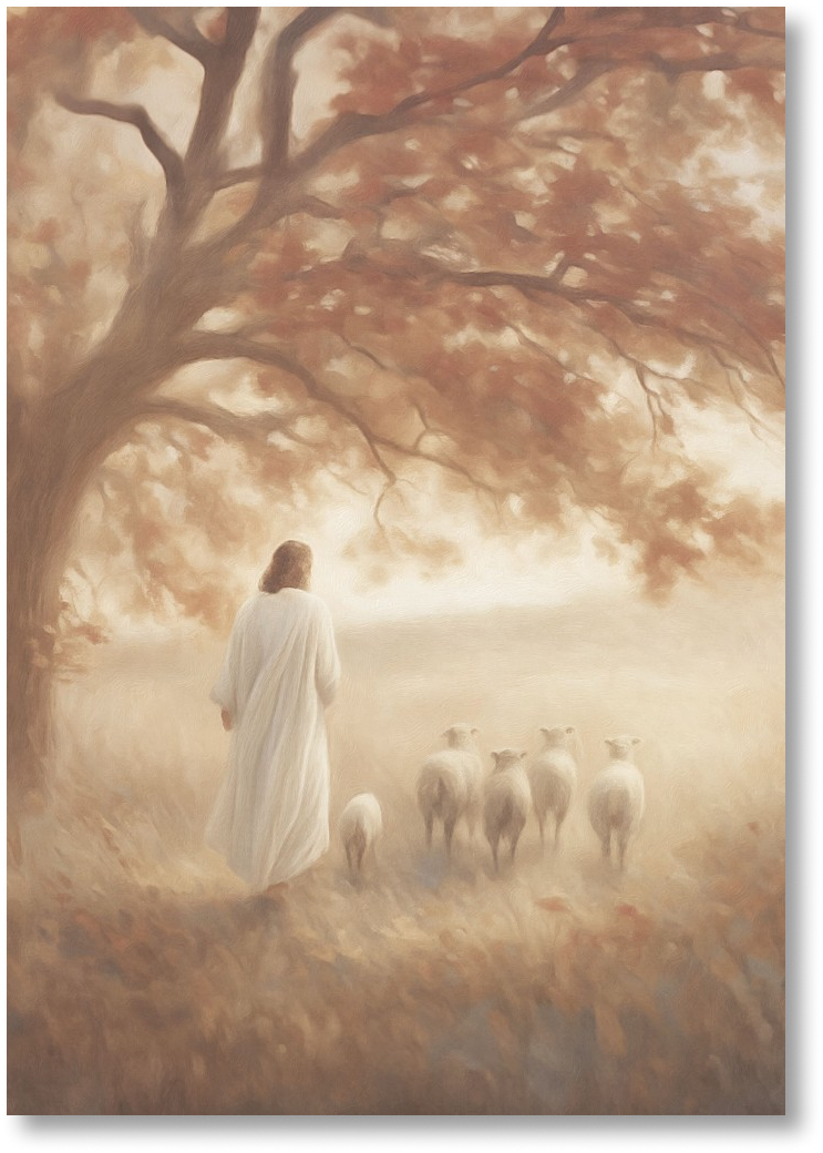 He Knows His Sheep - Print