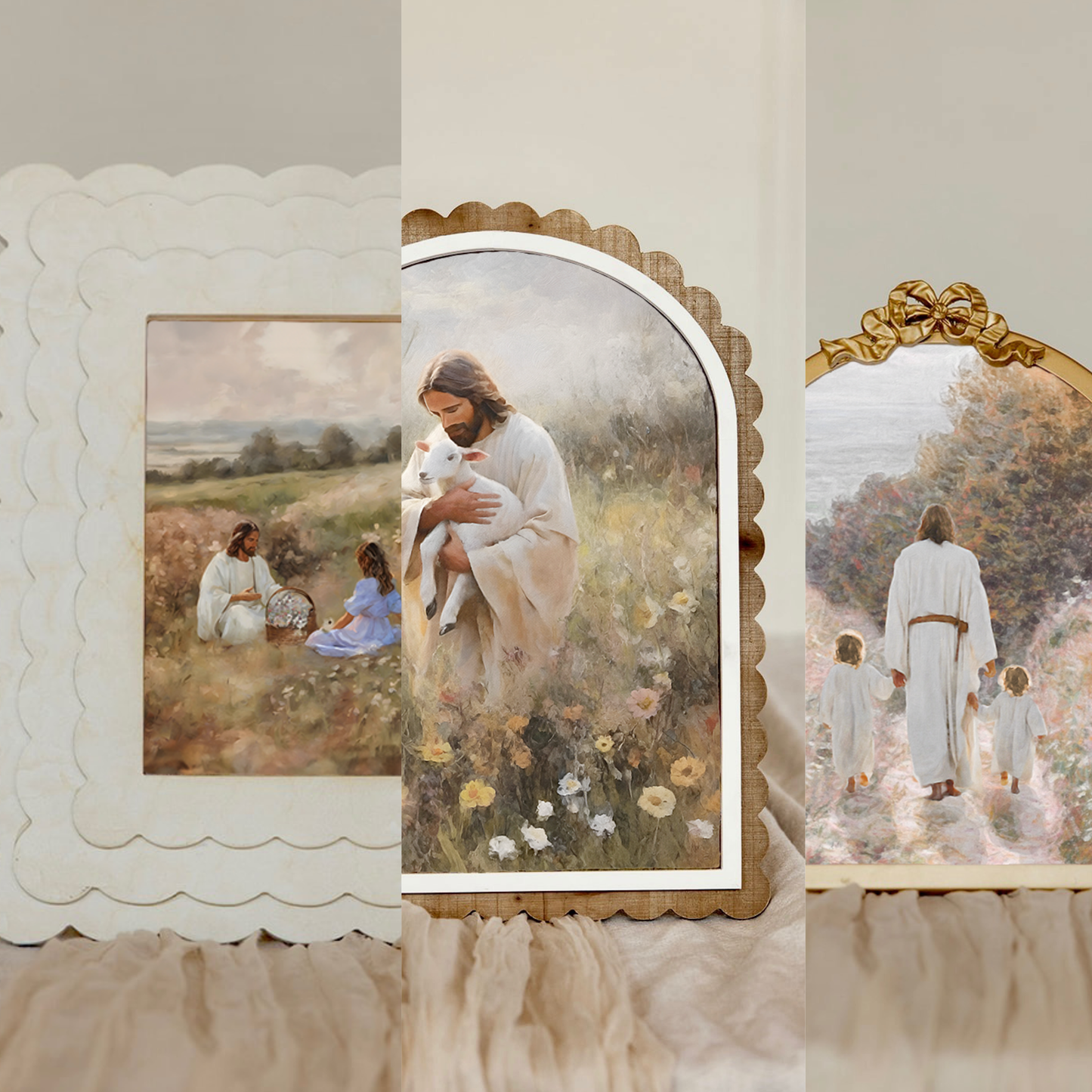 Special Occasion Bundle for Baptism, Birthday, Holidays | 3 Frame Set